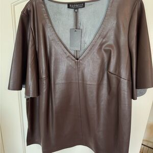 Eloquii Women's Brown Top
